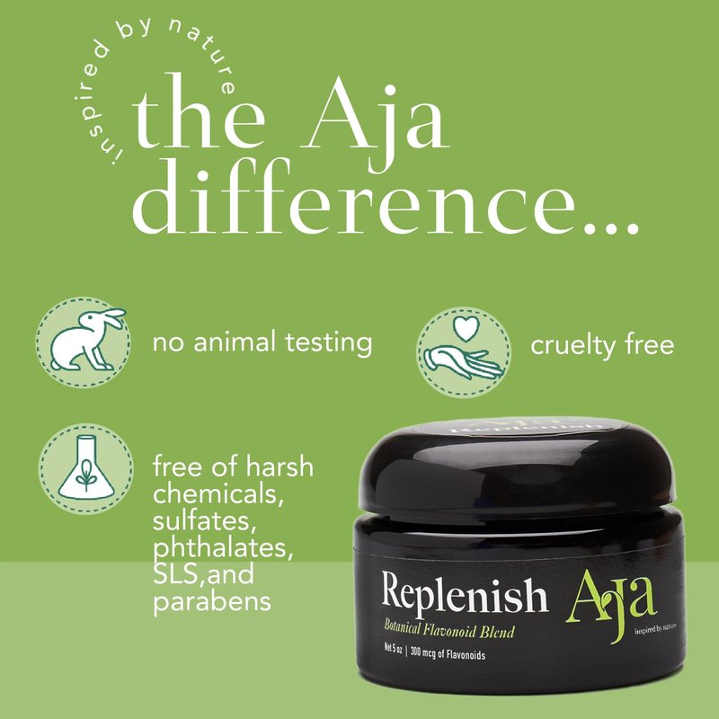 AJA REPLENISH Moisturizer - Natural Hydration and Skin Nourishment (5 Ounce)