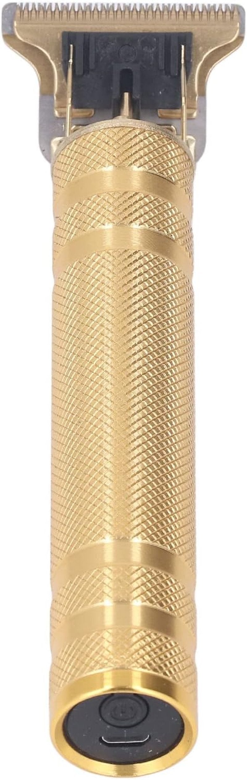 T Blade Hair Trimmer - USB Rechargeable Professional Grooming Clipper | Washable Metallic Gold Design