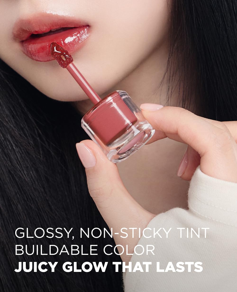 EITHER& Dewy Syrup Tint – K-Beauty Glossy Hydrating Lip Tint