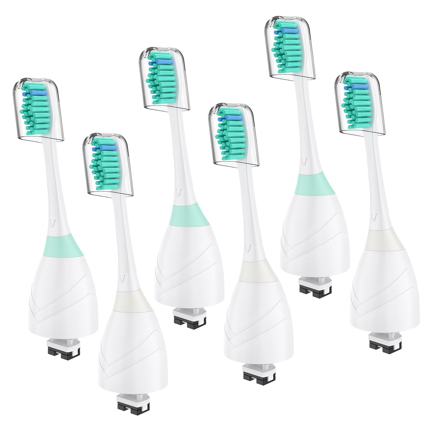 Replacement Heads for Philips Sonicare, Toothbrush Replacement Head Compatible with Phillips Sonicare E-Series Screw-on Handles for Essence, Advance, Elite, CleanCare, Extreme