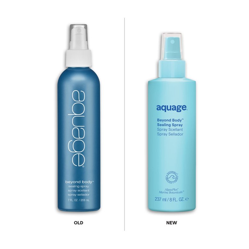 Aquage Beyond Body Sealing Heat Protection Spray for Hair - Leave In Heat Protectant Styling Spray for Volume, Shine, Color Retention, and Frizz Control (8 fl oz)