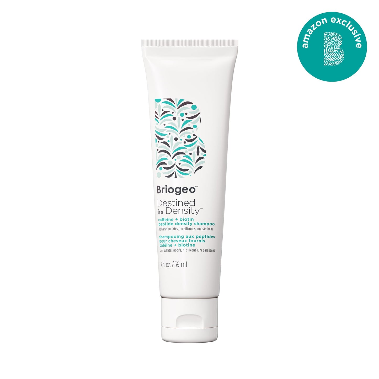 Briogeo Destined for Density Caffeine + Biotin Peptide Density Shampoo | Increases Hair Thickness and Volume for Fine or Thinning Hair | Sulfate-Free | Vegan & Cruelty-Free
