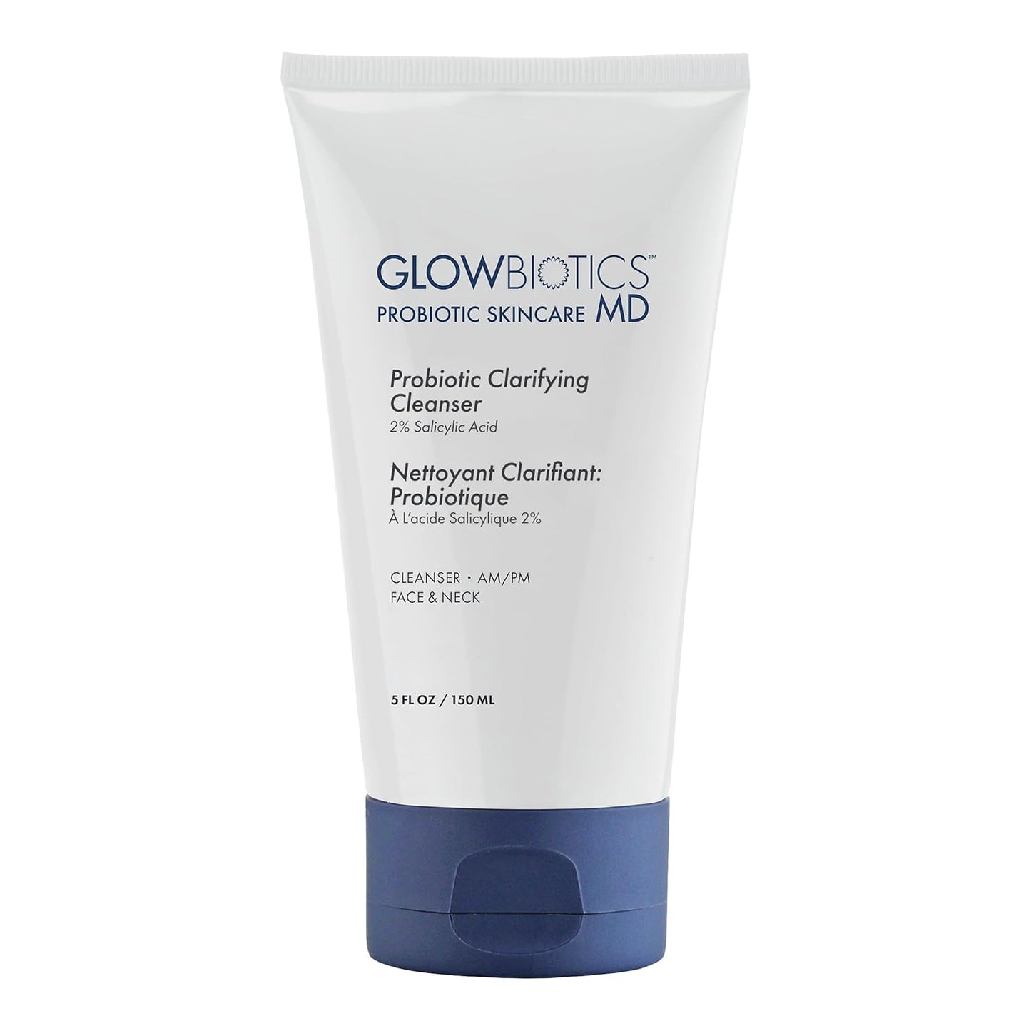 Probiotic Clarifying Cleanser with 2% Salicylic Acid & Peptides - Gentle Foaming Face Wash | 5 oz