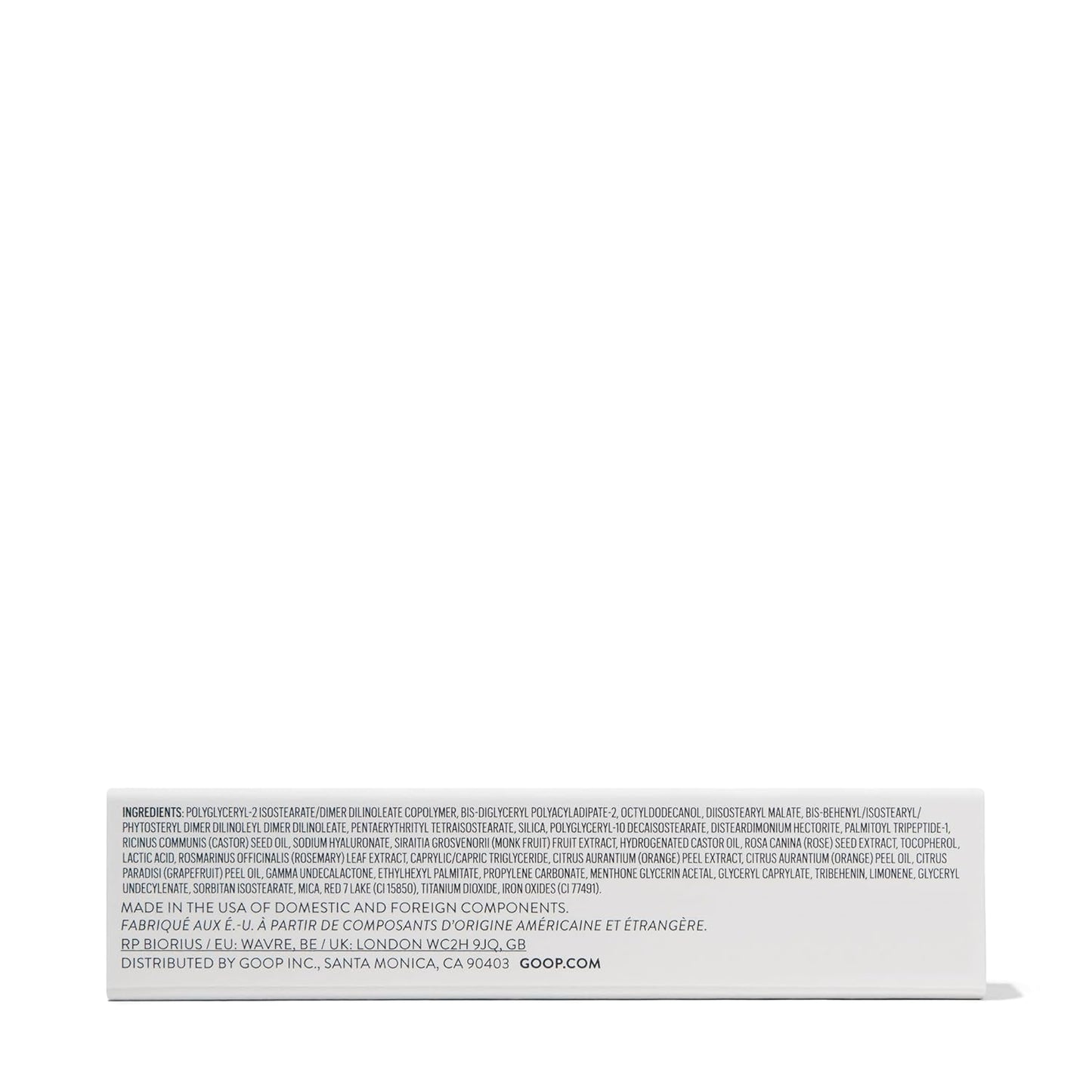 Goop Beauty Hydra-Barrier Gel Gloss - Hydrating Lip Gloss with Hyaluronic Acid & Vitamin E | Palest Clear Pink - 0.13 oz