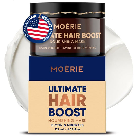 Moerie Mineral Hair Growth & Repair Mask – Hair Loss treatment Mask – Hair Regrowth For Longer, Thicker, Fuller Hair - Vegan Friendly – Paraben & Silicone Free