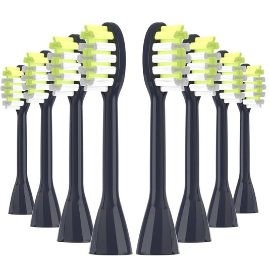 One Series Replacement Toothbrush Heads Pisonicleara Compatible with sonicare Philips BH1022/03 HY1100/02 HY1102 (8-pc) Battery Brush, Mango Snow White Travel Refill (one-Blue)