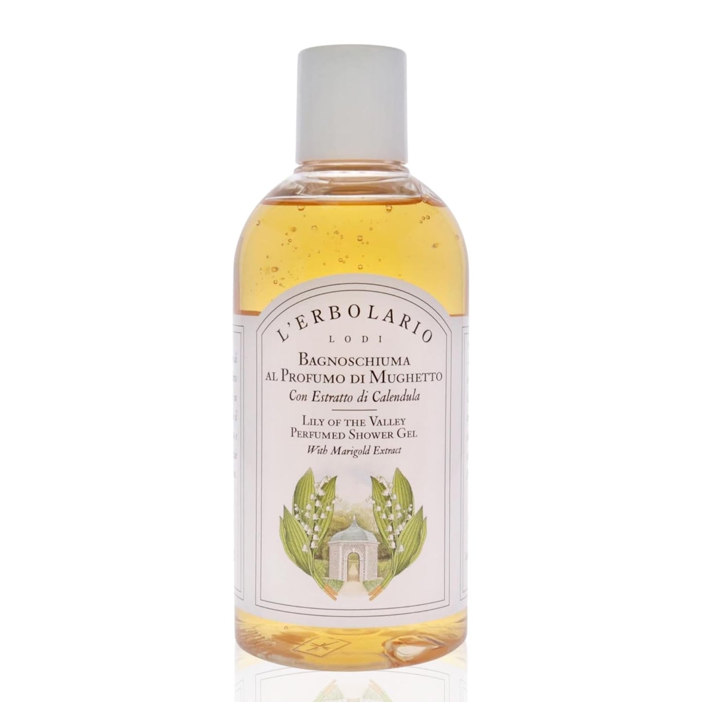 L'Erbolario Shower Gel – Gentle Body Soap for Sensitive Skin – Soothing and Refreshing Floral Body Wash for Daily Care – Lily of the Valley - 8.4 oz