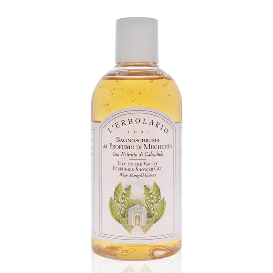 L'Erbolario Shower Gel – Gentle Body Soap for Sensitive Skin – Soothing and Refreshing Floral Body Wash for Daily Care – Lily of the Valley - 8.4 oz