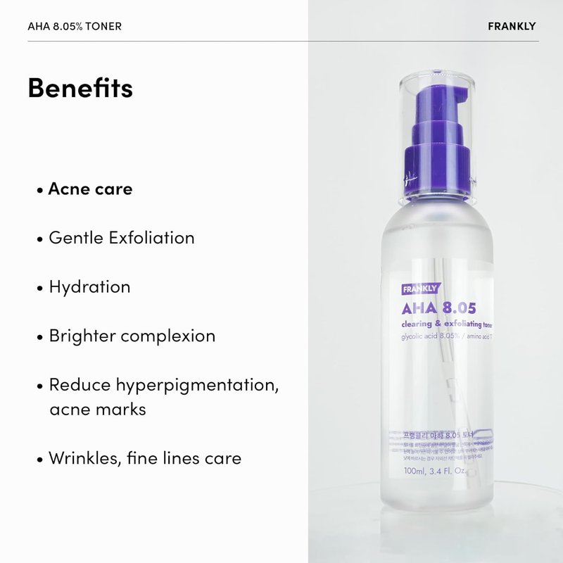Pore-Perfecting Duo - Closer Serum & AHA Toner Set | Anti-Aging Glycolic Acid & Peptide Formula | Smooth Texture & Radiance