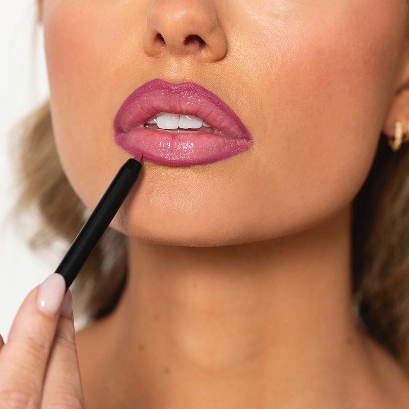 Shine Cosmetics Lip Liner, Long Lasting, Gluten Free, Lip Liner Pencil (Beloved (Warm Berry))