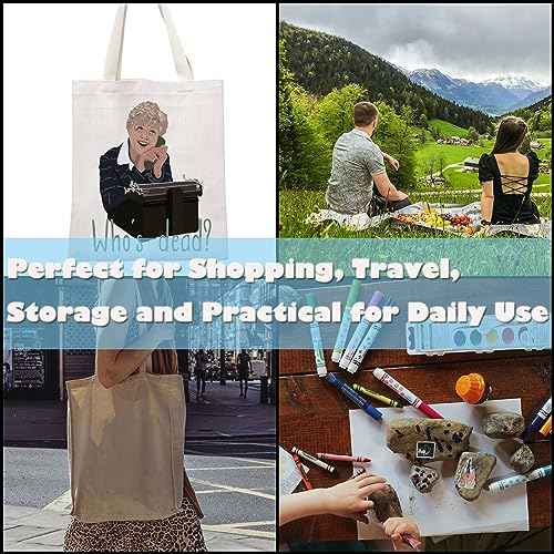 Murder TV Show Inspired Gift TV Murder Mystery Series Gift Jessica Fan Present Who¡¯s Dead Tote Bag (Who¡¯s Dead Tote)