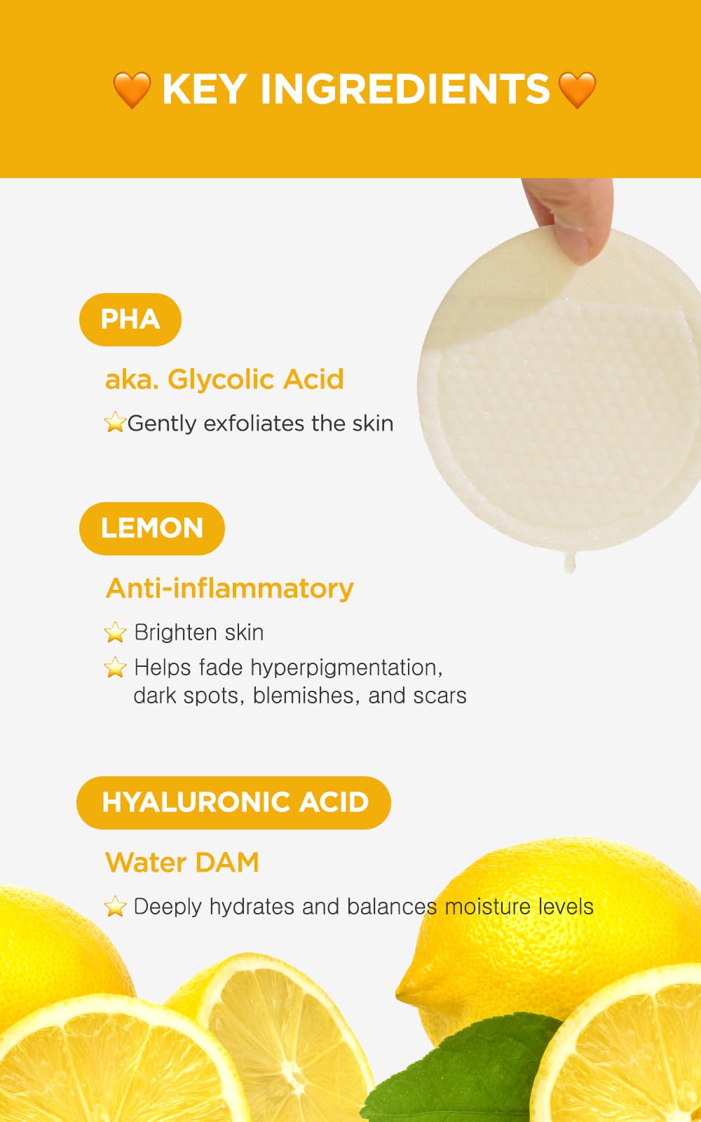 DERMALOGY by NEOGENLAB Bio-Peel Gauze Peeling Lemon - 2-in-1 Physical + AHA Exfoliating Pads with Lemon, Lemongrass & Vitamin C for Smoother, Even-Looking, Glowing Skin, Korean Skin Care 30 Count
