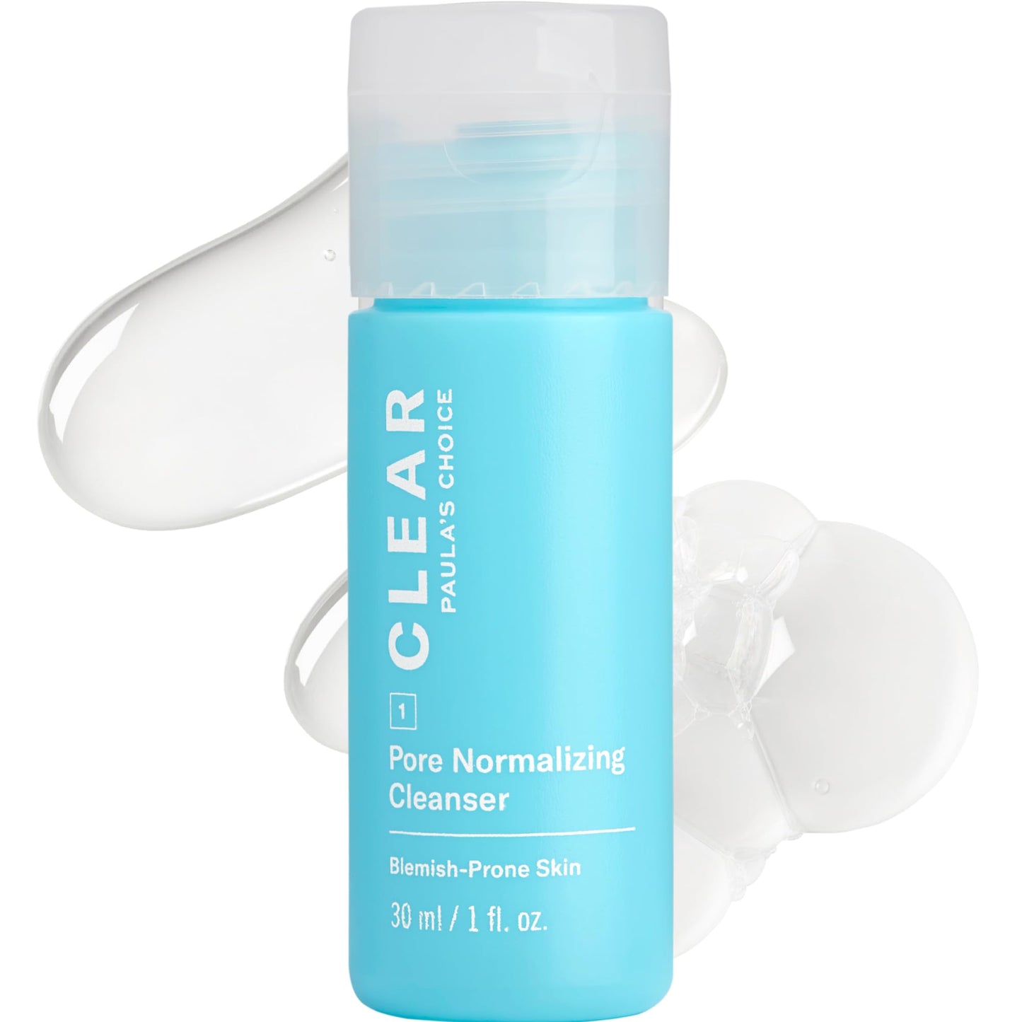 Paula's Choice CLEAR Pore Normalizing Cleanser Refill Pouch, Salicylic Acid Daily Face Wash for Acne, Blackheads, Large Pores & Redness, 12 Fl Oz