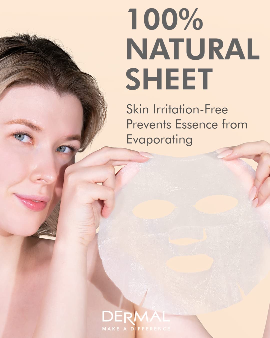 DERMAL 48 Combo Pack Made in Korea Facial Mask – 20+ Years of K-Beauty Experience, Premium Quality Korean Sheet Masks for Daily Skincare Routine