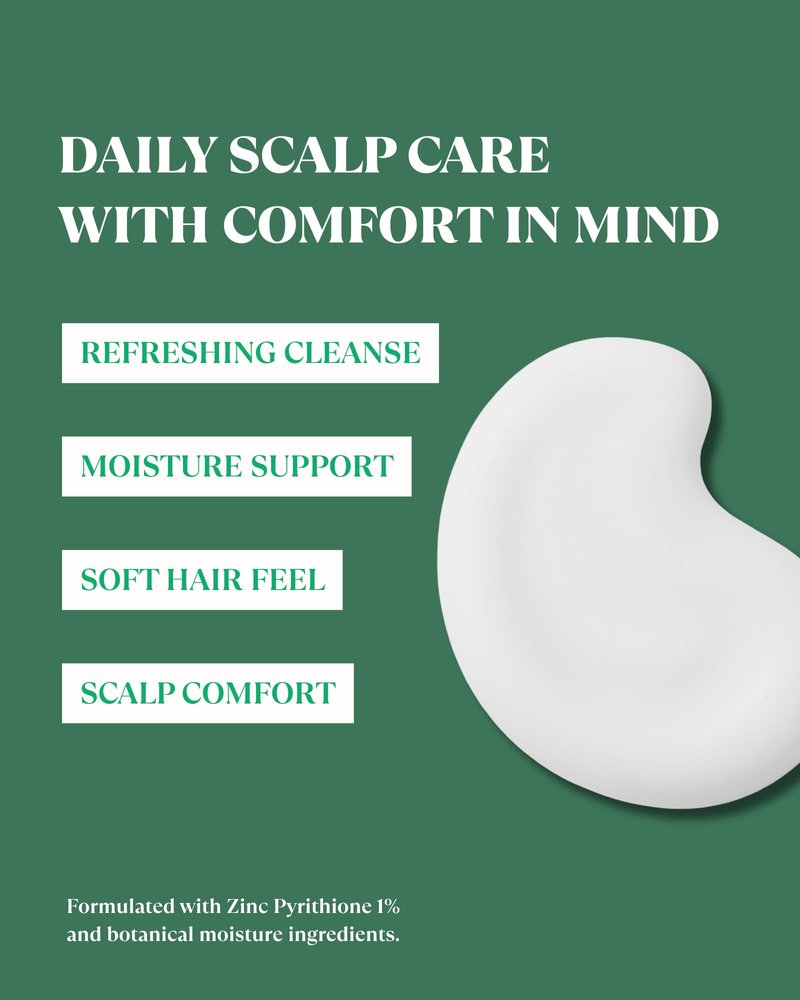 X20Hair Psoriasis Shampoo for Dry & Itchy Scalp, Zinc Pyrithione 1% with Rosemary, Aloe & Hyaluronic Acid, Daily Scalp Care for Men & Women, Color Safe