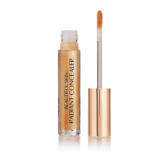 Charlotte Tilbury Beautiful Skin Concealer - Under Eye Concealer & Color Corrector for Dark Circles - Hydrating, Medium-Buildable Coverage with a Radiant, Natural-Looking Finish - 11.75 Tan