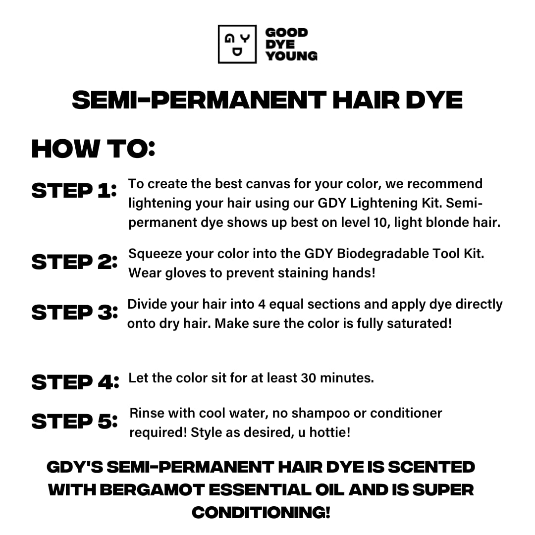 Good Dye Young Perm Dye (KO) and Lightening Kit - 4oz