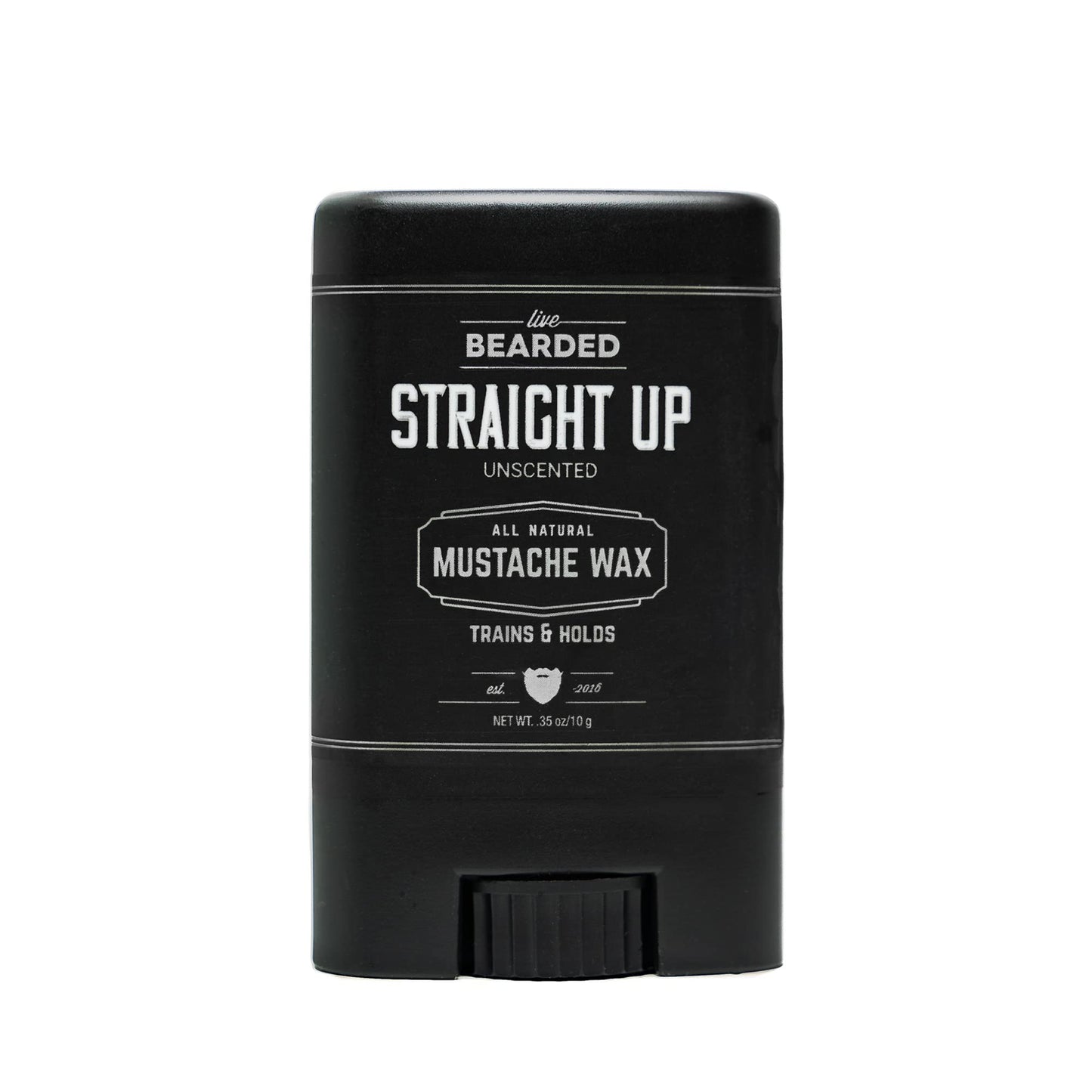 Live Bearded Mustache Wax Stick, 0.35 oz - Made in the USA with All-Natural Ingredients - Medium Hold Stache and Beard Styling for Men | Canyon - Juniper, Cypress, Fir Needle