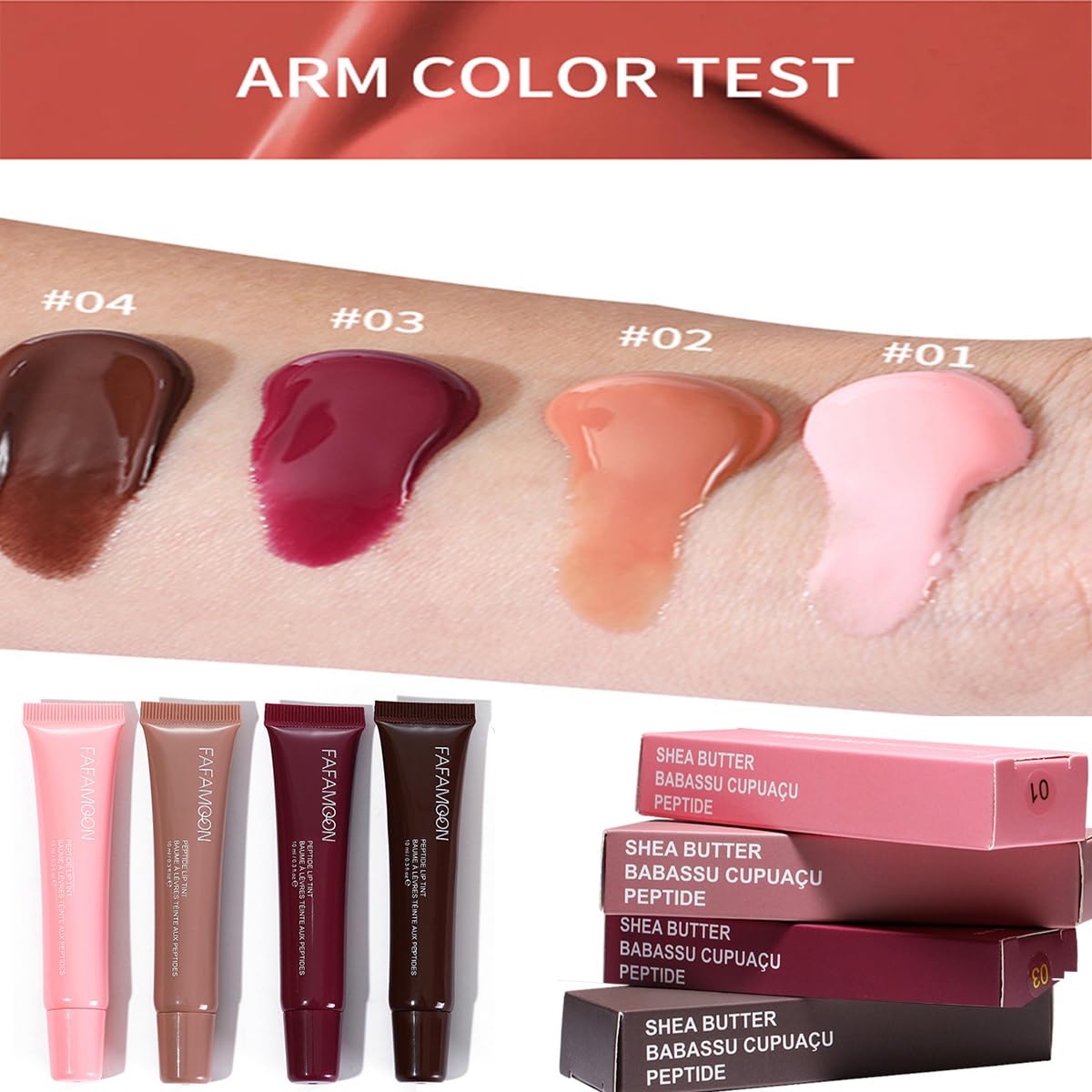 Baorder 4 Colors Hydrating Lip Gloss Set,Glitter Glossy Plumping Lip Glow Oil,High Shine Glass Finish Lip Jam,Shiny Jelly Liquid Lipstick For Women And Girls