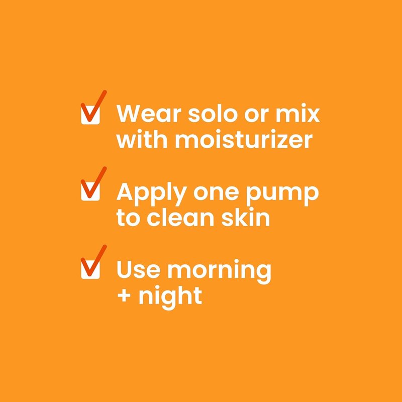 Burt's Bees Vitamin C Turmeric Facial Serum - Brightens Skin & Reduces Dark Spots | Lightweight & Hydrating (1 oz)