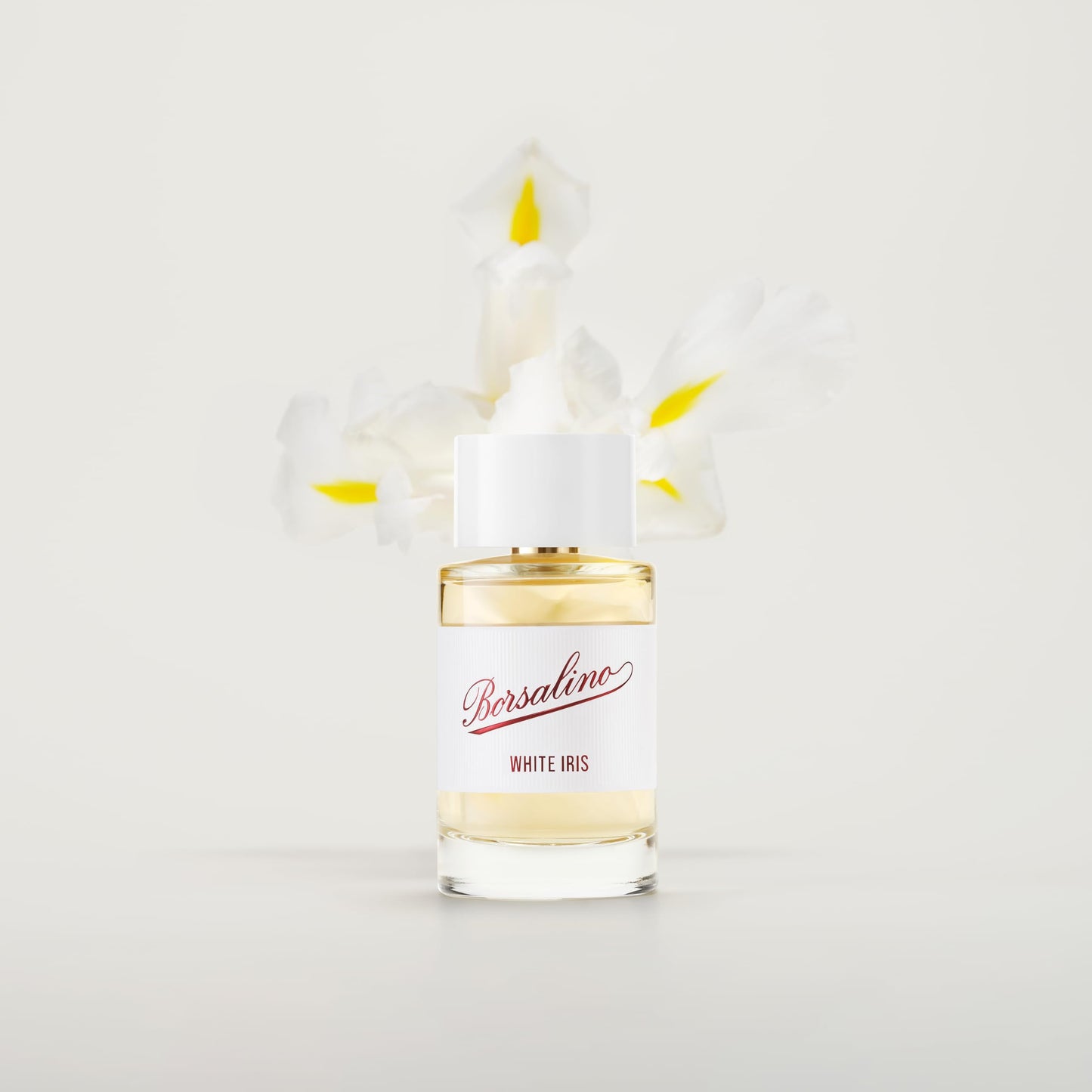Borsalino White Iris Eau de Parfum – Long Lasting Fruity & Floral Travel Size Perfume for Women with Orange Blossom, Jasmine & Almond – Luxurious Gourmand Scent
