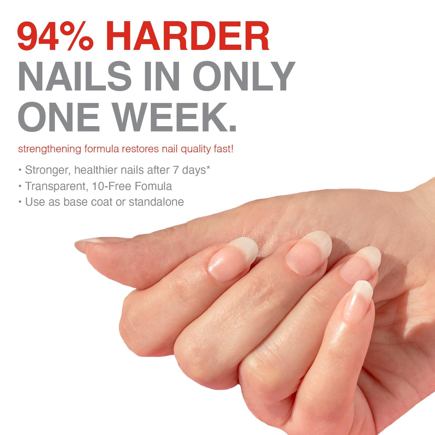 Probelle Nail Strengthening Formula, Nail Growth & Conditioning, Stops Splits, Chips, Cracks & Strengthens Nails, Clear