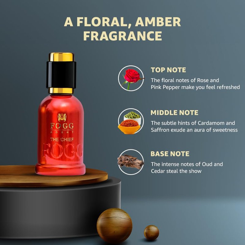 Fogg Scent Gift Set Of Two, 50Ml + 50Ml(Chief And Commander)