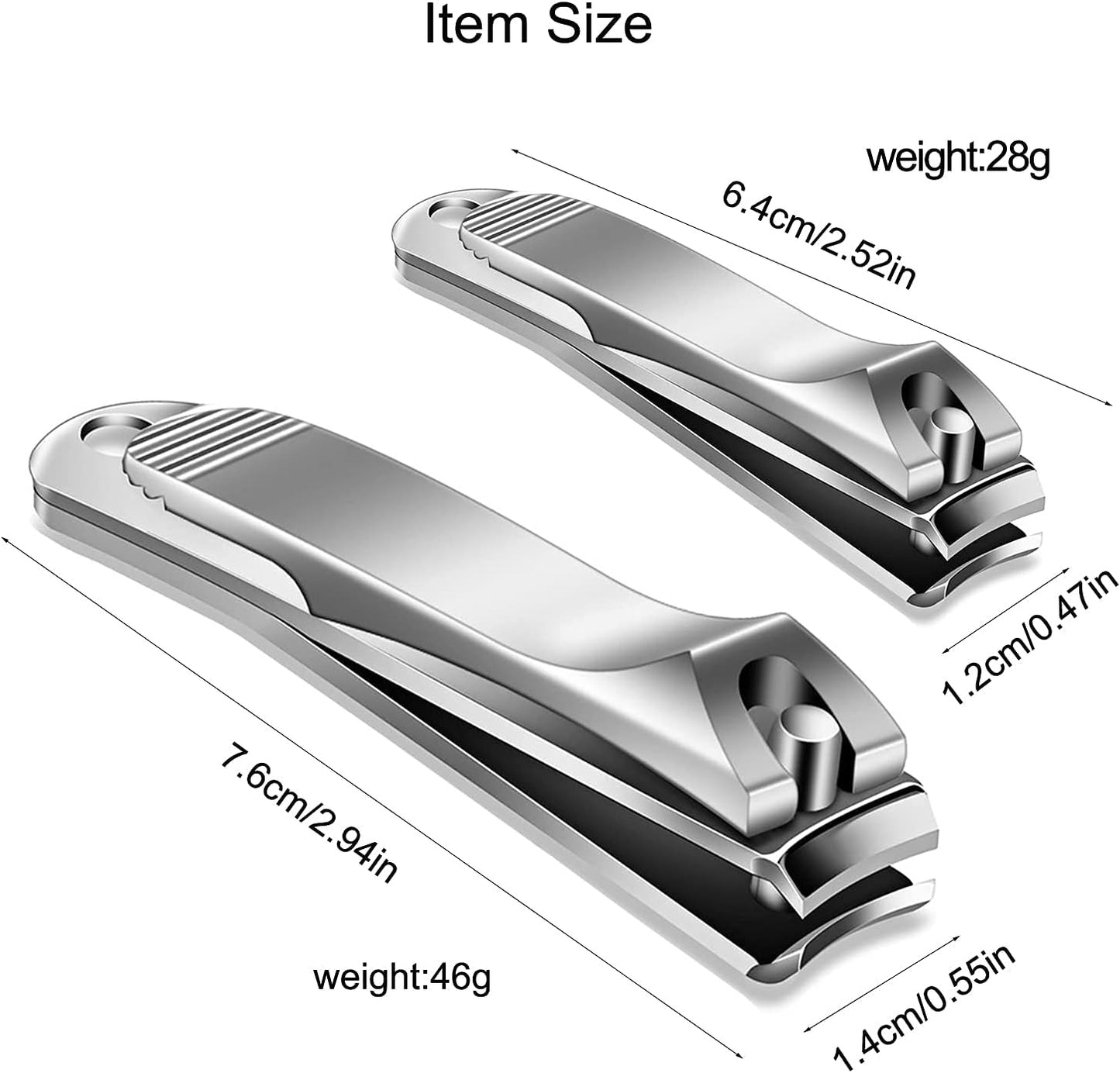Thick Toenail Clipper for Seniors | Premium Nail Cutter for Thick & Ingrown Nails - Includes Glass File