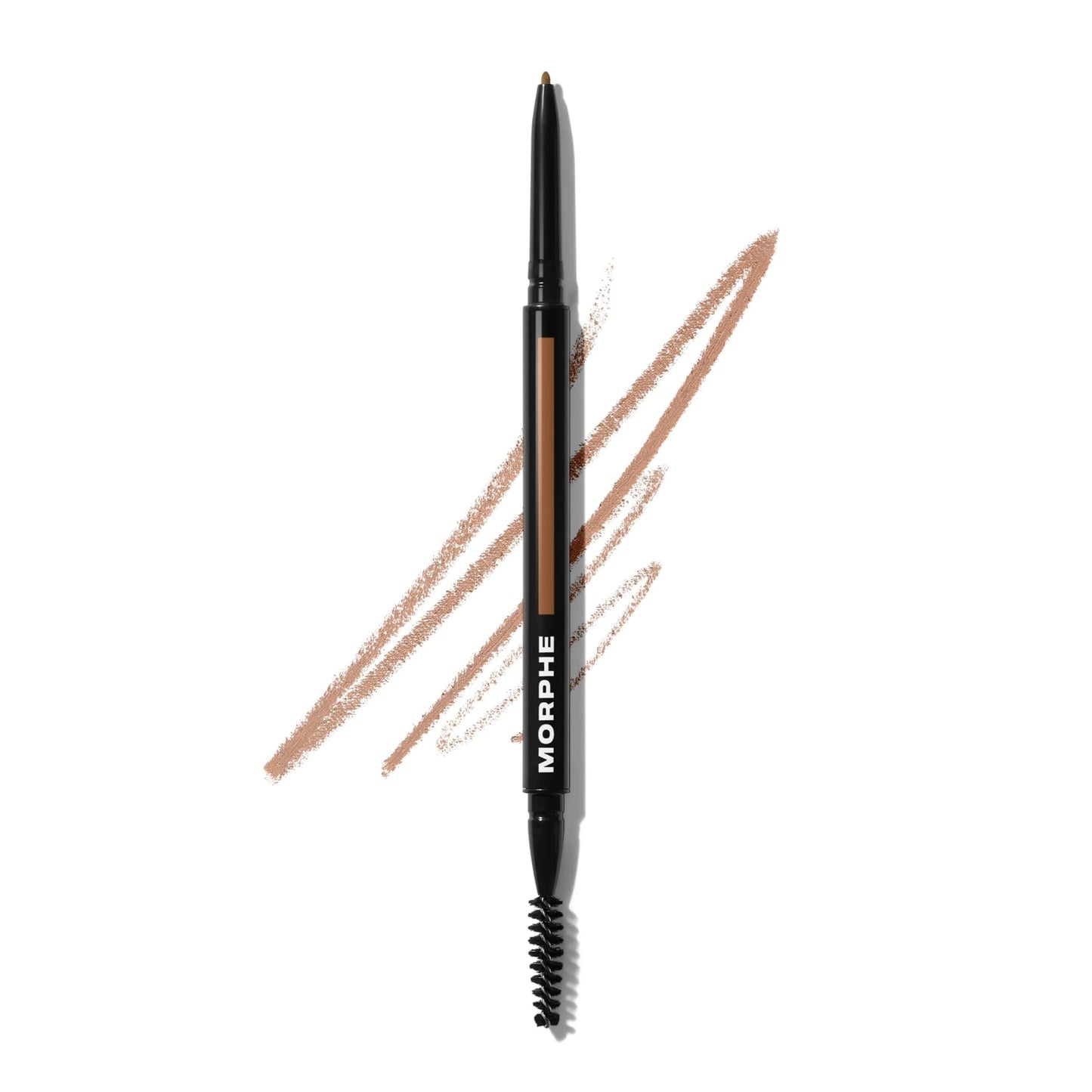 Morphe Micro Dual Eyebrow Pencil - Dual-Ended Tool Features a Retractable, Ultra-Precise, Pointed Pencil Tip - Richly Pigmented, Smooth-Gliding, Long-Lasting Wax Formula