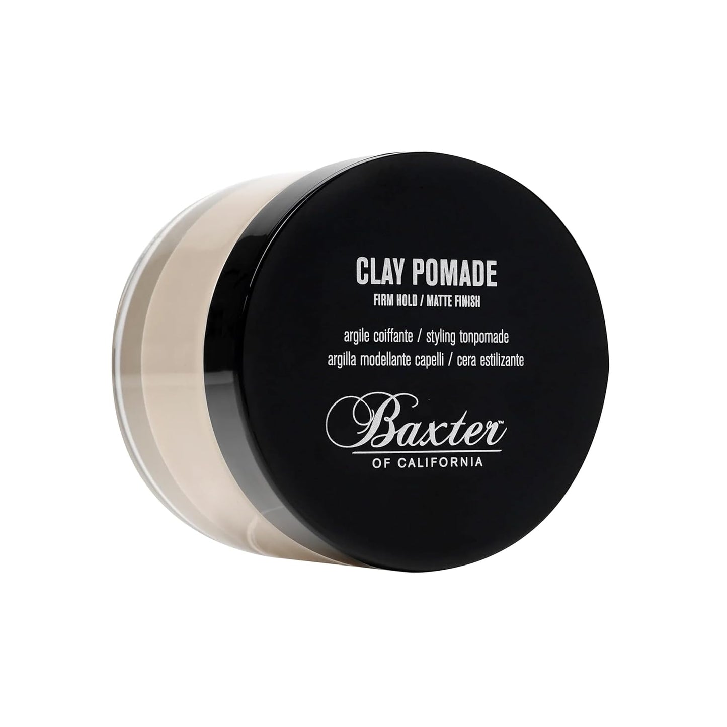 Baxter of California Clay Pomade - Strong Hold Matte Hair Clay for Men | Texturizing & Thickening, 2 Ounce