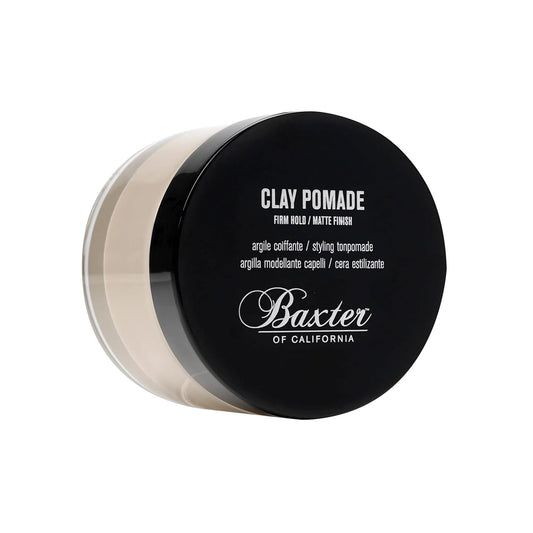 Baxter of California Clay Pomade - Strong Hold Matte Hair Clay for Men | Texturizing & Thickening, 2 Ounce