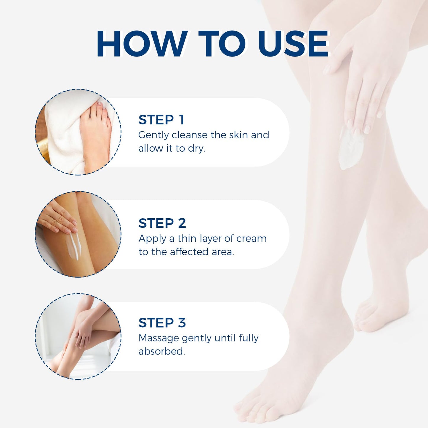 OUKEYA Urea Cream 42 Percent with 2% Salicylic Acid Tube 3 Oz, Foot & Hand Cream for Dry Cracked, 3 Pack