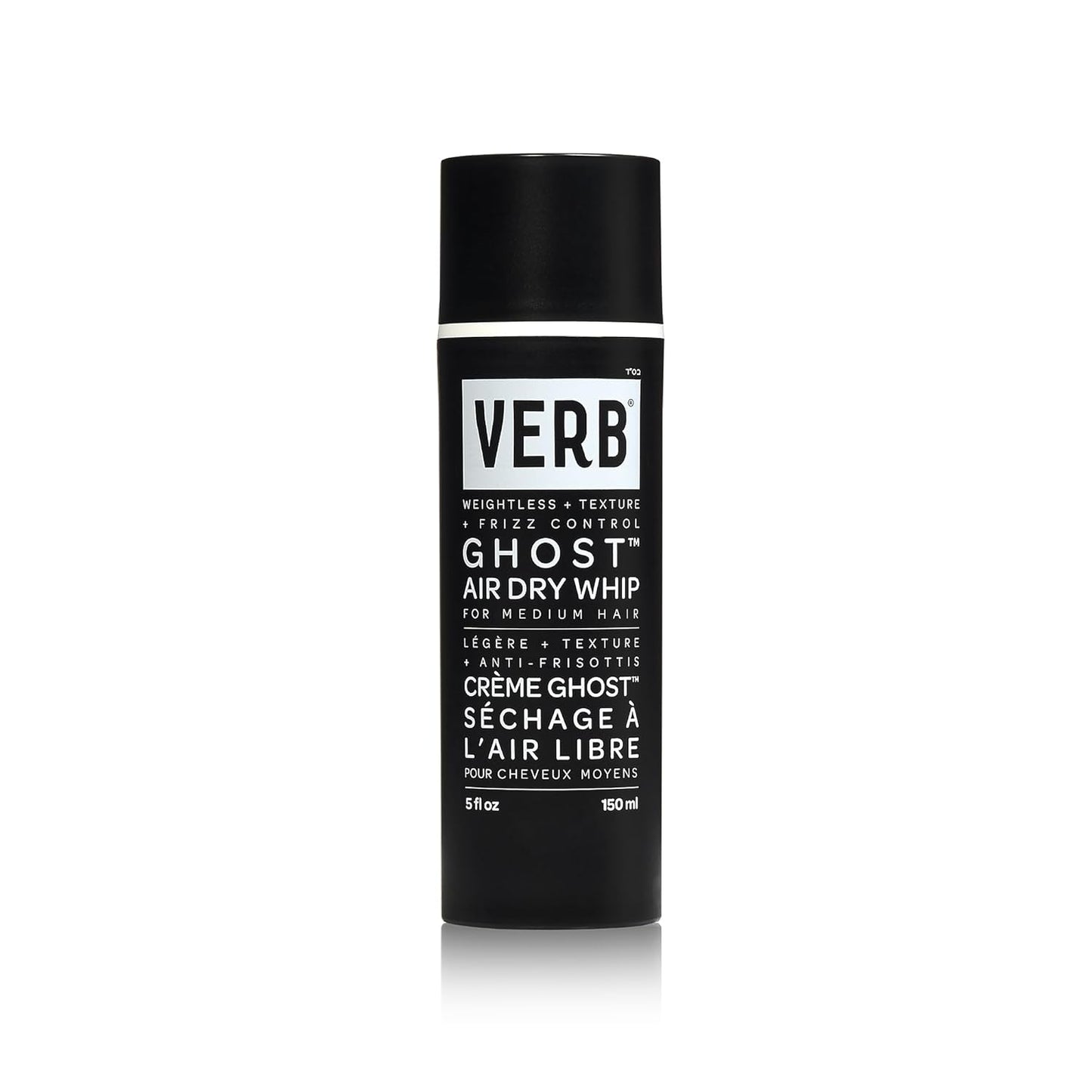 VERB Ghost Air Dry Whip - Weightless Styling Cream with Moringa Oil | Anti-Frizz, Hydration & Texture