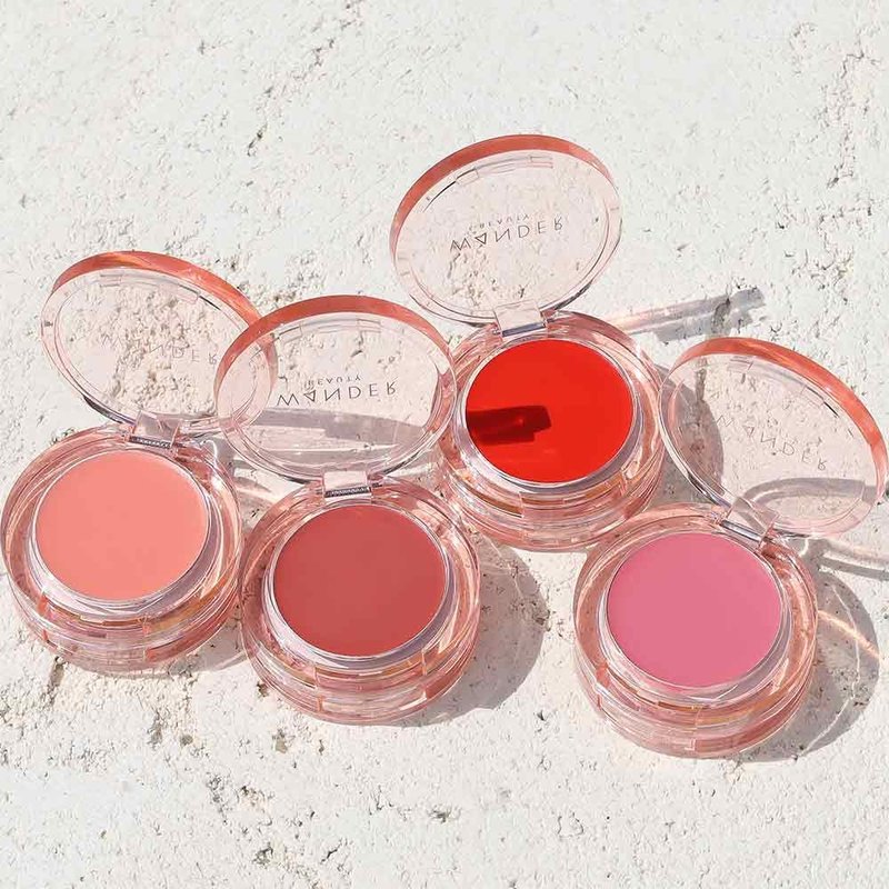 "Wander Beauty Double Date Lip and Cheek - Honeymoon/Swipe - 4-in-1 Cream Blush & Lip Tint - Blush, Lip Moisturizer, Lip Balm, & Eye Gloss - Multitasking Eye, Cheek, and Lip Makeup With Green Tea"