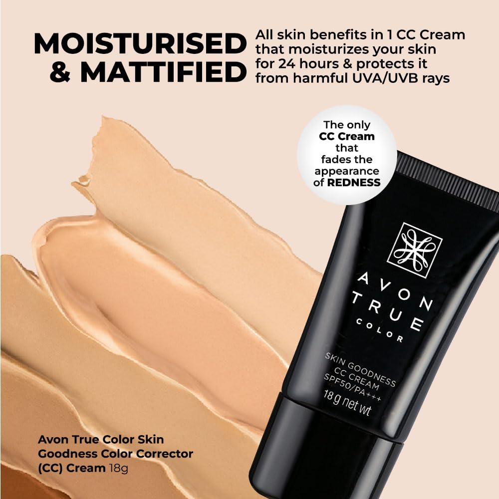 Avon CC Cream - Skin Goodness for Medium Wheat Skin Tone | 18g