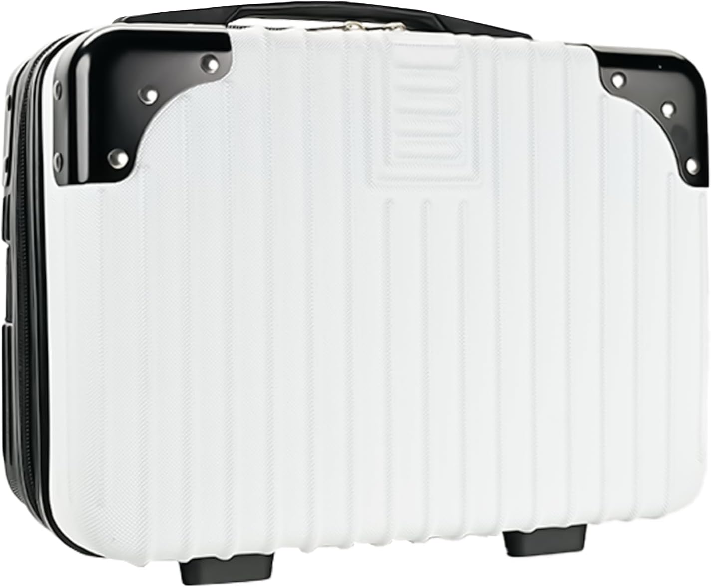 Cosmetic Organizer - 14-Inch Hard Shell Travel Makeup Case | Portable Suitcase for Women