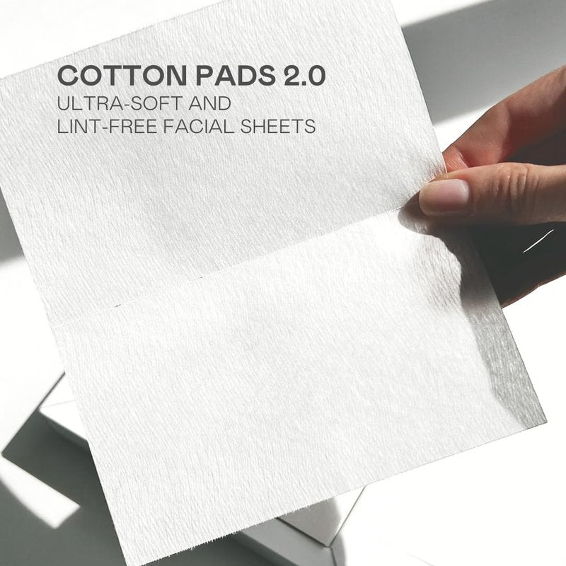 The Skinsheet Multiuse Facial Sheets, Toner Applicator Pads, Dry Toner Pads Lint Free, Dry Wipes, Makeup Remover Cloths Disposable, Face Sheets, Lint-Free, Ultra Soft, Made in USA, 70 Count.