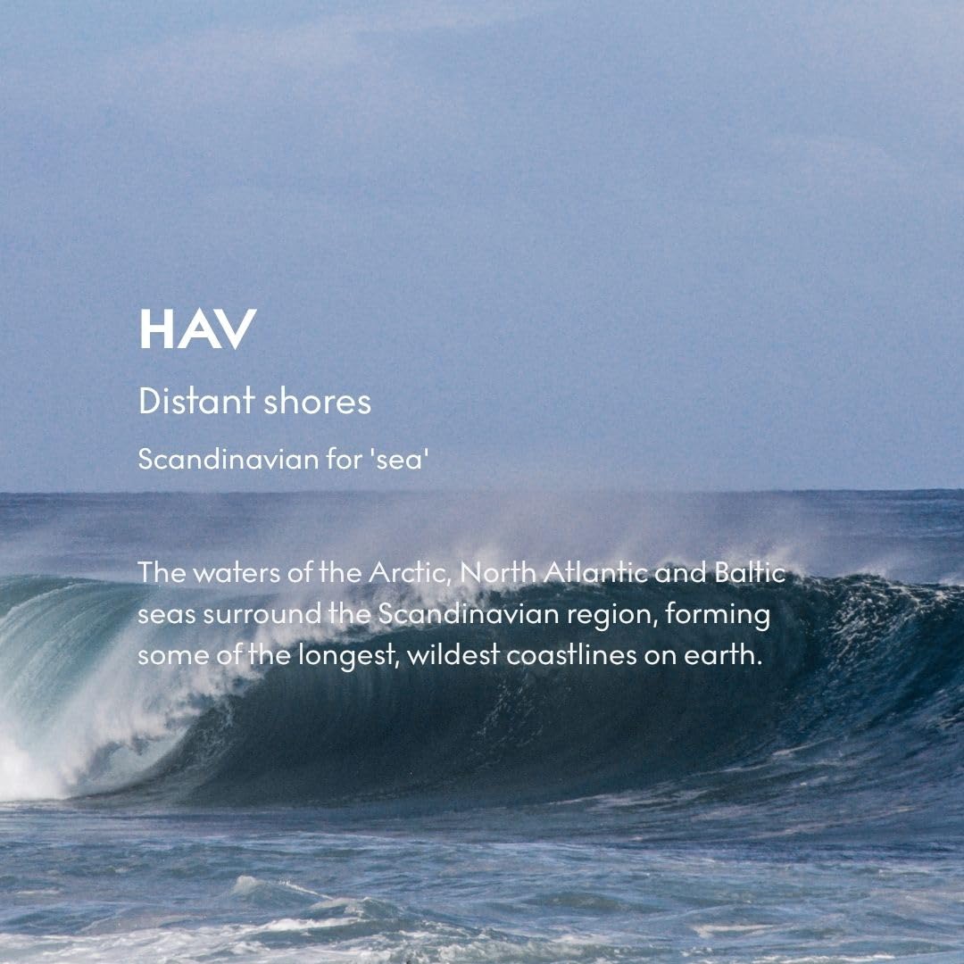 Skandinavisk HAV ‘Sea’ Hand Body Lotion, Salt spray and sea kelp, hawthorn and beach rose, 16.91 fl. oz.
