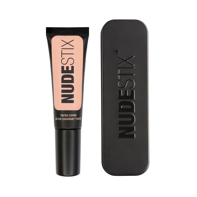Nudestix Tinted Cover Liquid Foundation – Lightweight, Buildable Coverage for a Natural Radiant Finish | Hydrating Formula with 18 Botanical Extracts | Clean, Vegan Makeup, Shade: Nude 2