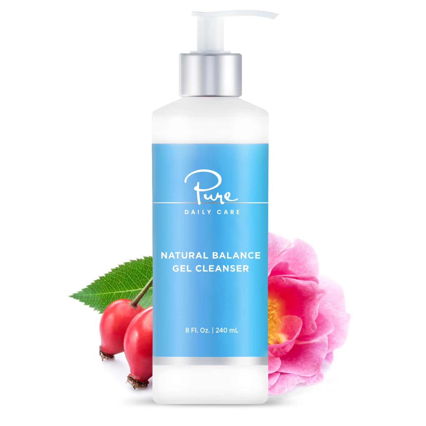 Natural Balance Gel Cleanser - Gentle Clinical-Grade Daily Cleanser | 8 Oz Refreshing Formula