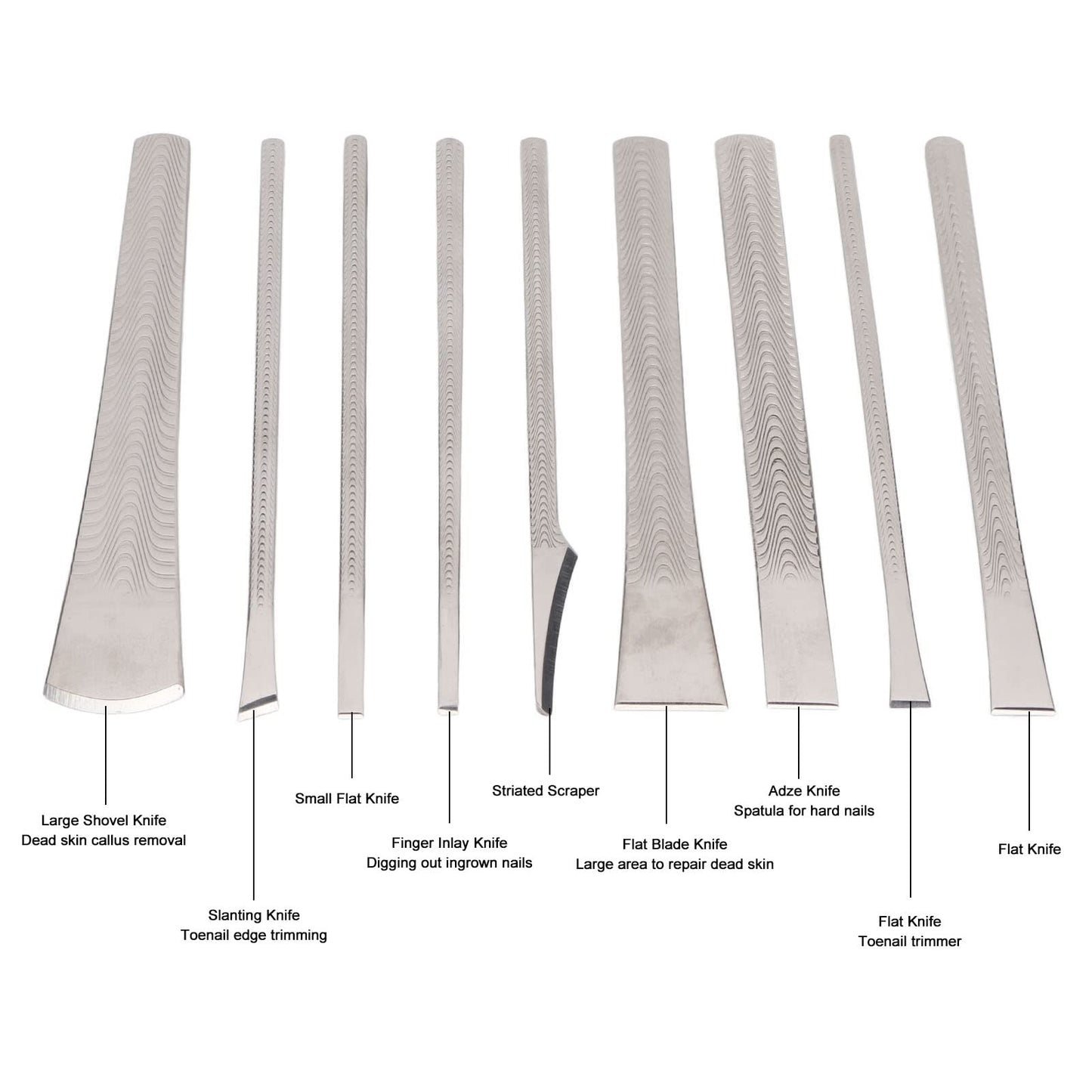 Pedicure Knife Toenail Tool Pedicure Knife Remover Foot Scraper Knife Nail Knives Cuticle Remover Ingrown Toenail Knife Tool for Feet Care
