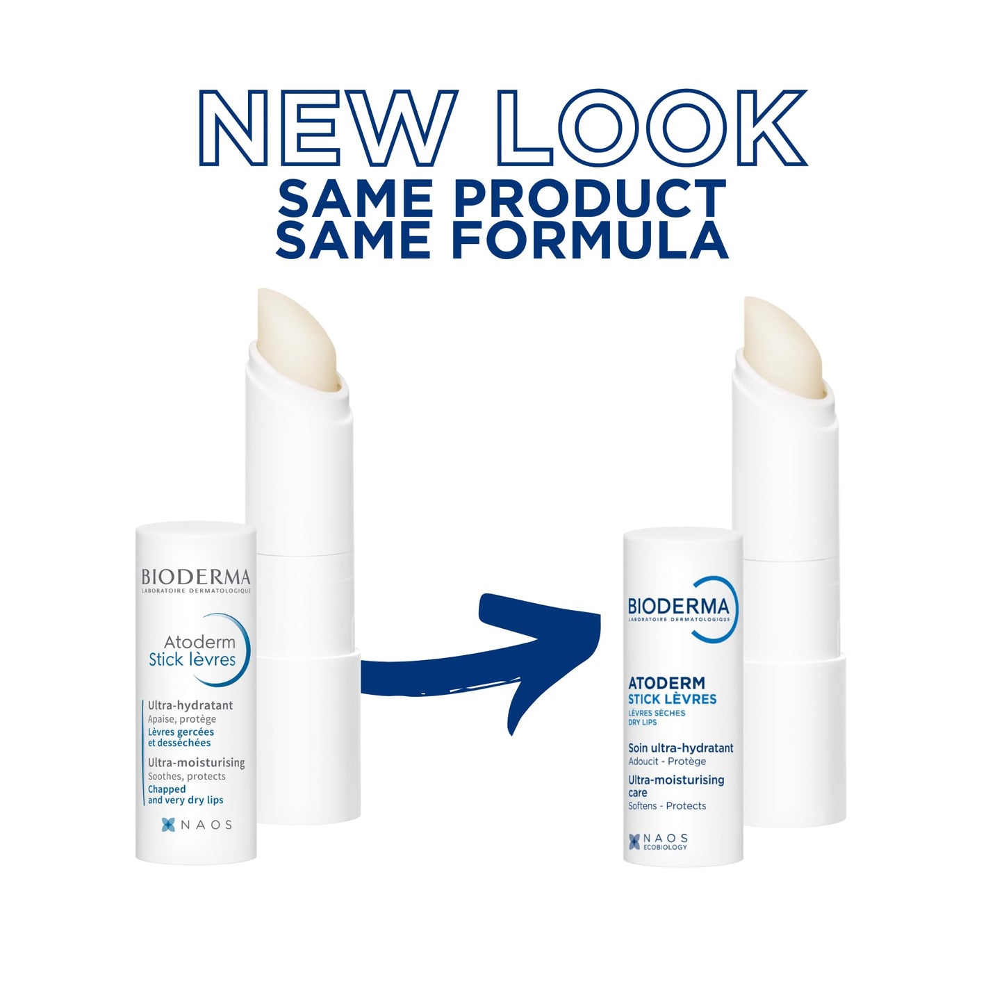 Bioderma - Atoderm - Lip Stick - Hydrating, Soothing and Renewing Lip Stick - for Dry Lips