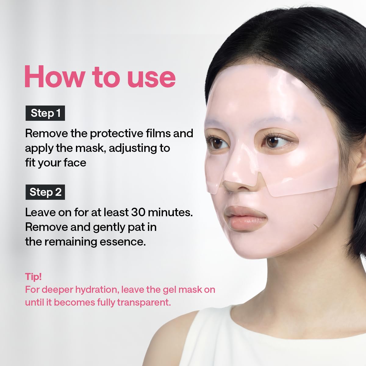 Mediheal Hyper Collagen - Collagen Real Deep Mask, Overnight Firming & Hydrating Gel Mask, Pore Appearance Refining, Plumping & Elasticity Care, Korean Skincare (4ea)
