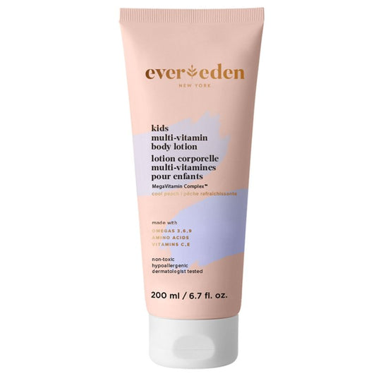 Evereden Kids Multi-Vitamin Body Lotion (6.8 fl.oz., Melon Juice): Gentle & Non-Toxic Moisturizing Kids Lotion | Nourishing & Protective Lotion for Kids