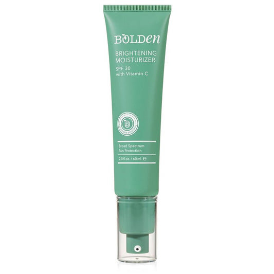 Bolden Brightening Face Moisturizer with SPF 30 & Vitamin C - Broad Spectrum UVA/UVB Hydrating Moisturizer Face Cream for Women - Applies Clear without Chalky Residue & Fade Dark Spots - 2.0FL Oz