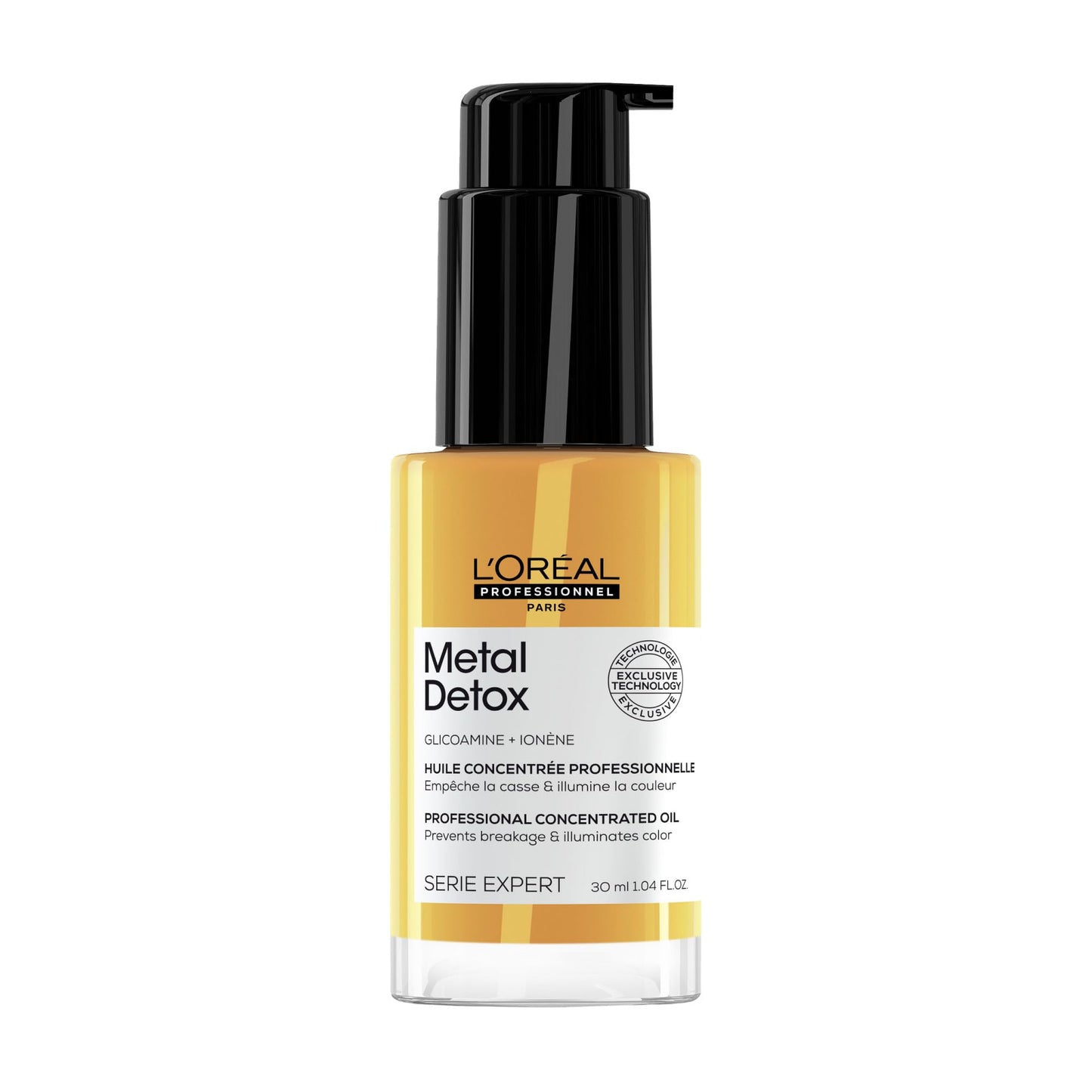 L'Oréal Professionnel Paris Metal Detox Leave-In Hair Oil - Anti-Frizz Heat Protectant, Removes Hard Water Metals & Prolongs Color, Adds Softness and Shine, For Dry, Damaged & Color Treated Hair