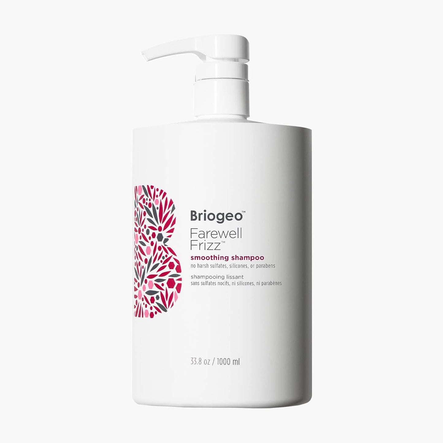 Briogeo Farewell Frizz Smoothing Shampoo - Sulfate-Free, Vegan Formula for Frizz Control & Hydration | 12 oz