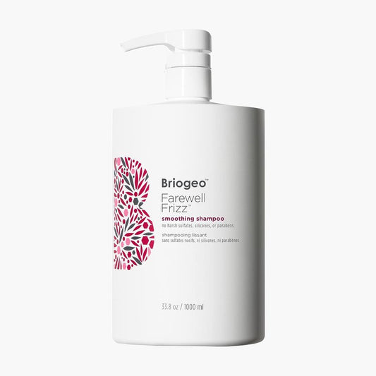 Briogeo Farewell Frizz Smoothing Shampoo - Sulfate-Free, Vegan Formula for Frizz Control & Hydration | 12 oz