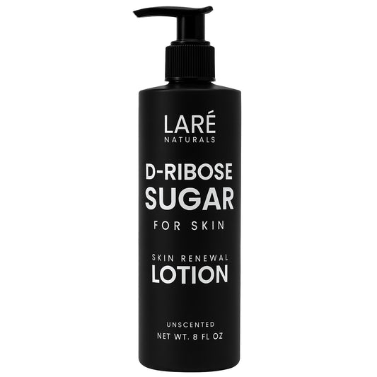 Laré Naturals Ribose Sugar for Skin - Ribose Cream - D-Ribose - Working Hands Cream - Lightweight Moisturizer with D-Ribose & Vitamin E - 8 fl oz - Unscented