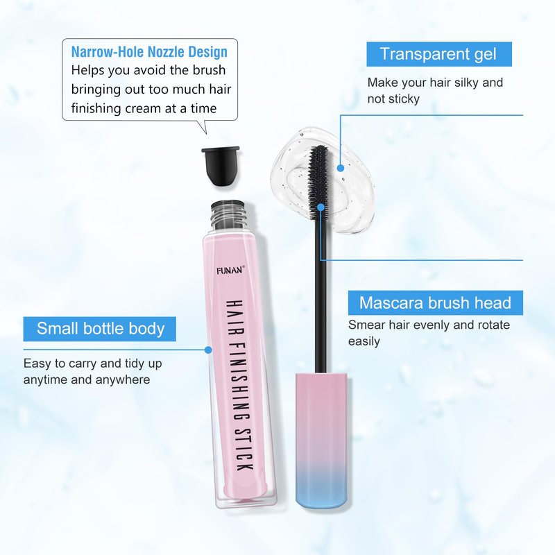Hair Finishing Stick for Flyaways - Non-Greasy Cream for Small Broken Hairs | 1 Pack